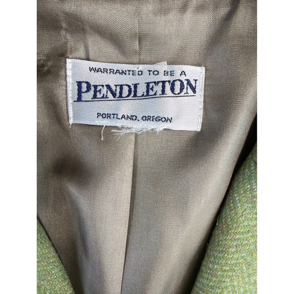 Pendleton Womens Wool Herringbone Blazer Jacket G… - image 3